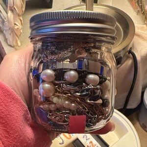 Assorted Mystery Jewelry in clear jar